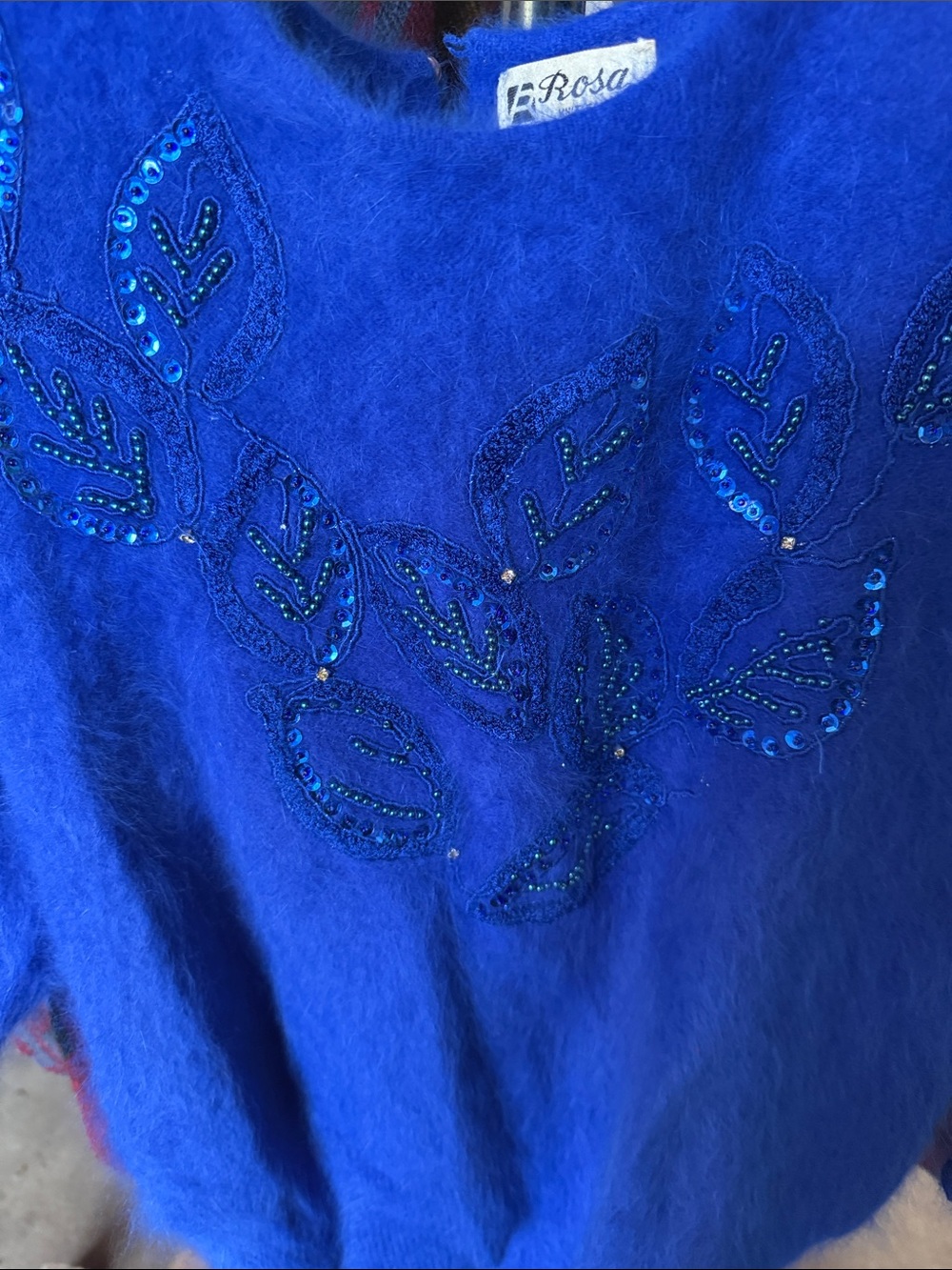 Vintage angora sweater